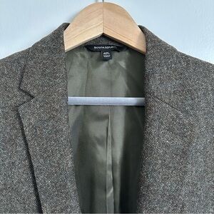 BANANA REPUBLIC Modern Slim Fit Tweed Blazer - BROWN